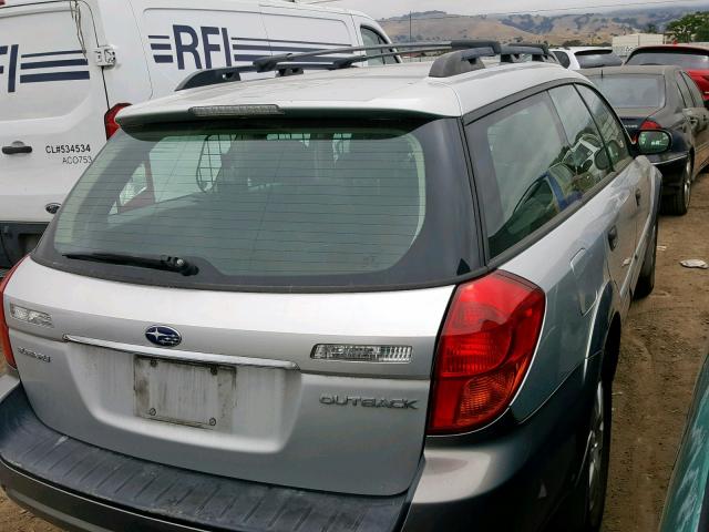 4S4BP61C456316923 - 2005 SUBARU LEGACY OUT GRAY photo 4