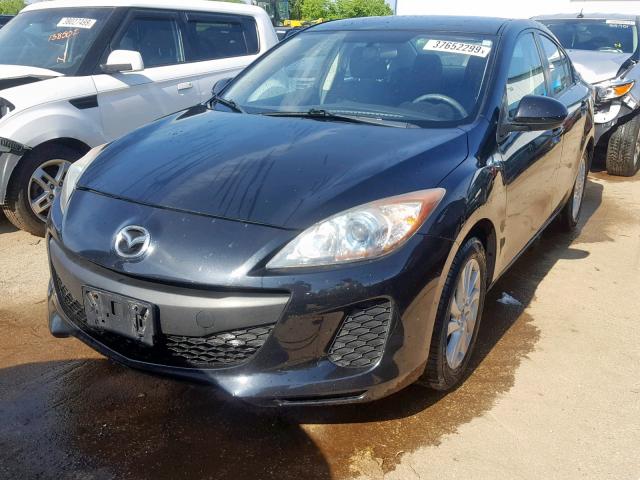 JM1BL1V72C1554327 - 2012 MAZDA 3 I BLACK photo 2