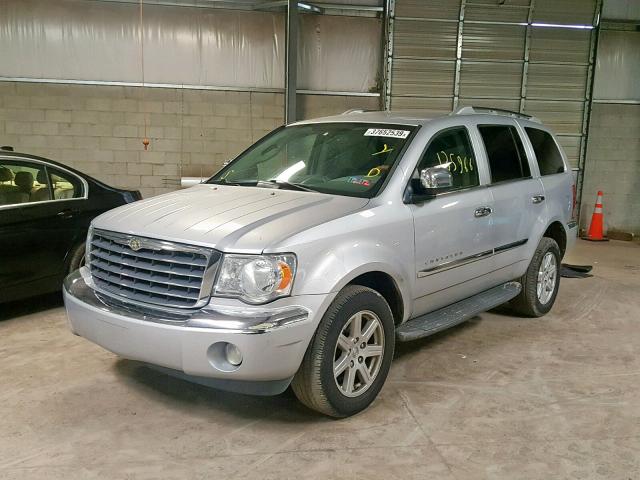 1A8HX58N68F111522 - 2008 CHRYSLER ASPEN LIMI GRAY photo 2