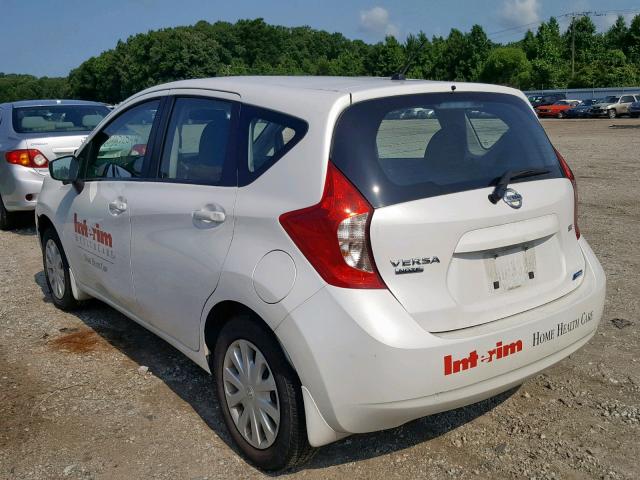 3N1CE2CP0FL382614 - 2015 NISSAN VERSA NOTE WHITE photo 3