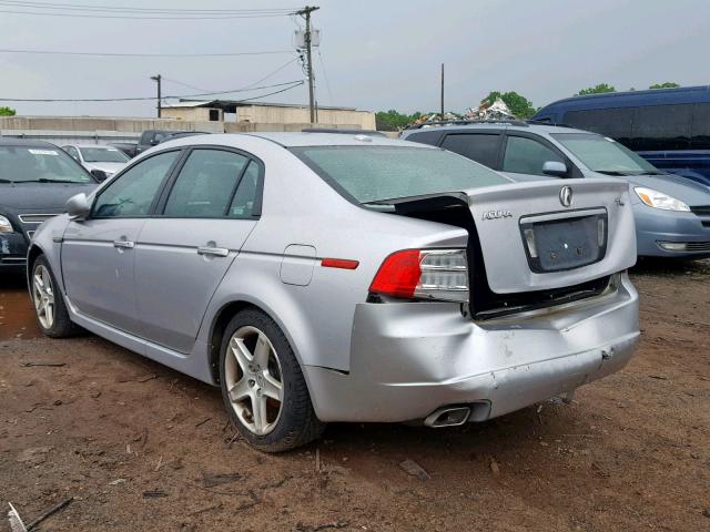 19UUA66226A068329 - 2006 ACURA 3.2TL SILVER photo 3