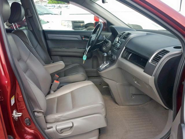 JHLRE48718C019235 - 2008 HONDA CR-V EXL RED photo 5