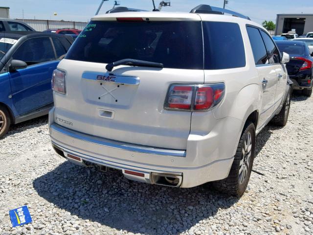 1GKKRTKD9DJ163279 - 2013 GMC ACADIA DEN WHITE photo 4