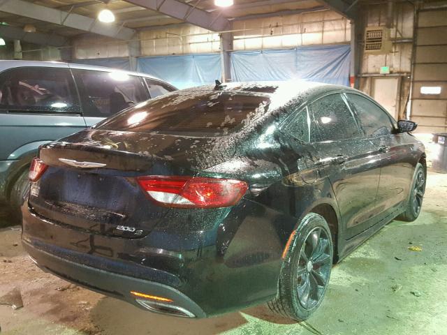 1C3CCCBB9FN531668 - 2015 CHRYSLER 200 S BLACK photo 4