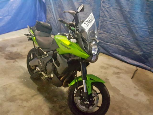 JKALEED18EDA07774 - 2014 KAWASAKI KLE650 D GREEN photo 1