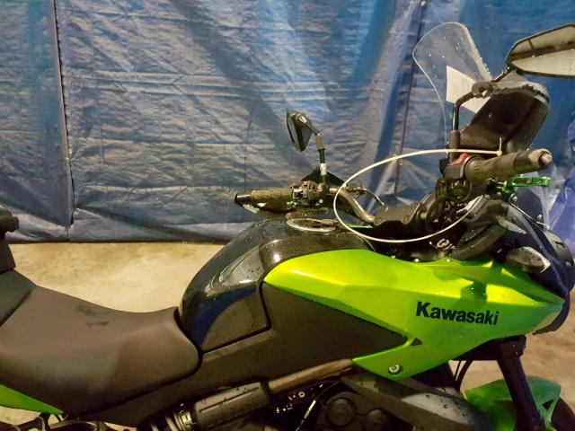 JKALEED18EDA07774 - 2014 KAWASAKI KLE650 D GREEN photo 5