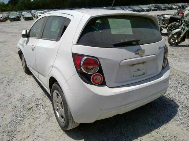 1G1JA6SH5G4172625 - 2016 CHEVROLET SONIC LS WHITE photo 3