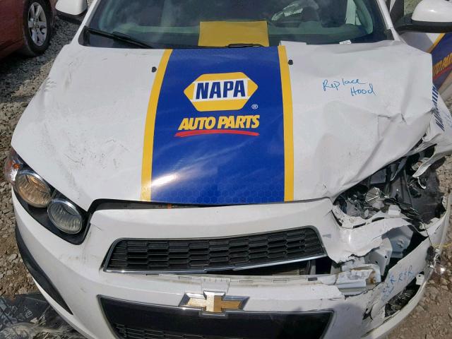 1G1JA6SH5G4172625 - 2016 CHEVROLET SONIC LS WHITE photo 7