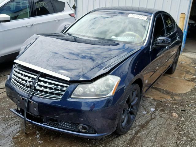 JNKAY01E06M102776 - 2006 INFINITI M35 BASE BLUE photo 2