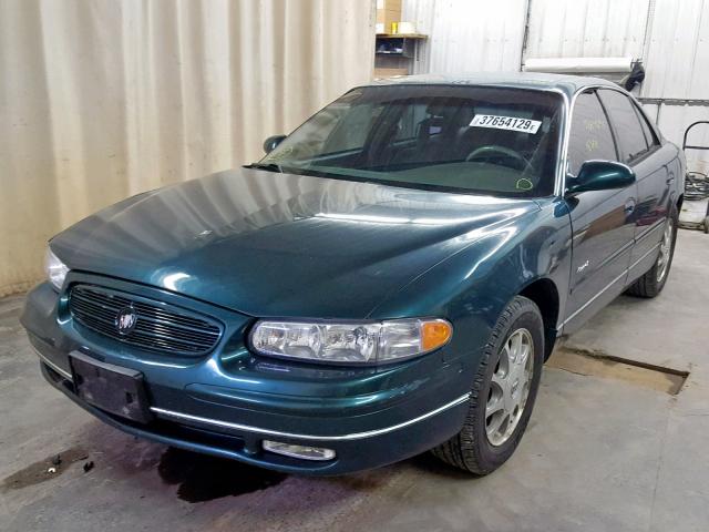 2G4WB52K2W1597533 - 1998 BUICK REGAL LS GREEN photo 2