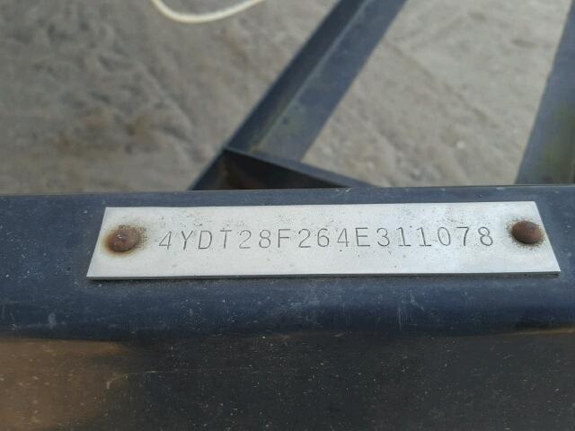 4YDT28F264E311078 - 2004 KEYSTONE HORNET WHITE photo 10