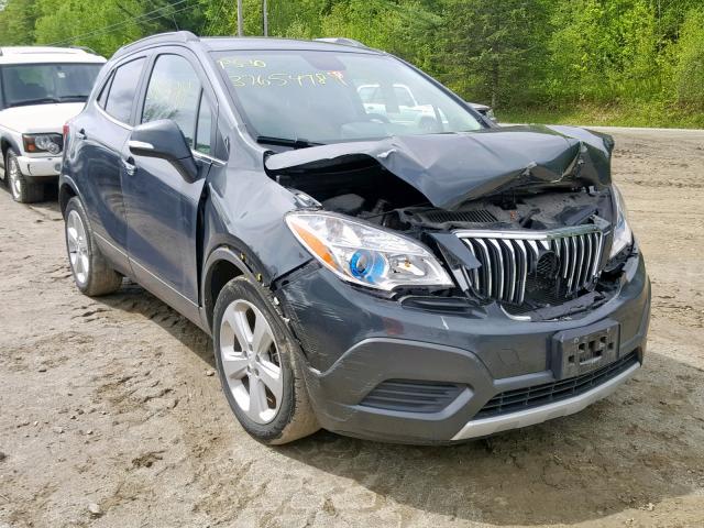 KL4CJASB7GB666070 - 2016 BUICK ENCORE GRAY photo 1