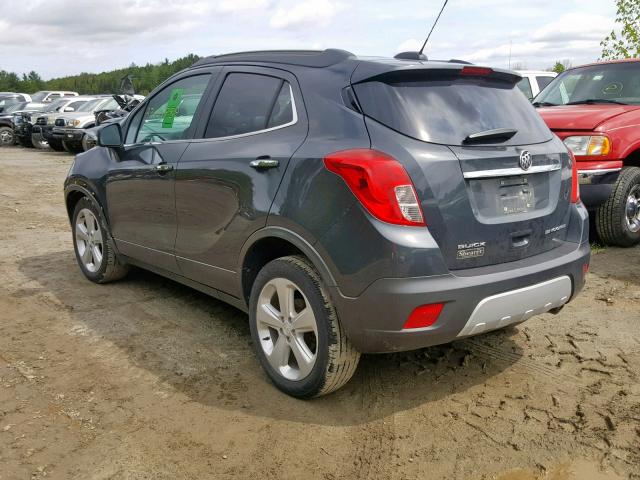 KL4CJASB7GB666070 - 2016 BUICK ENCORE GRAY photo 3