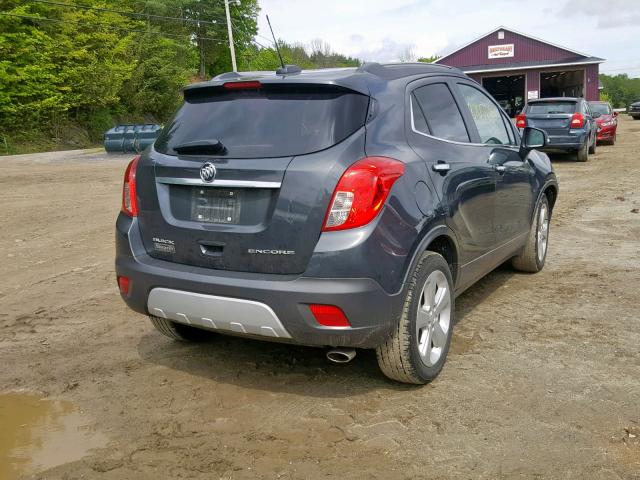 KL4CJASB7GB666070 - 2016 BUICK ENCORE GRAY photo 4