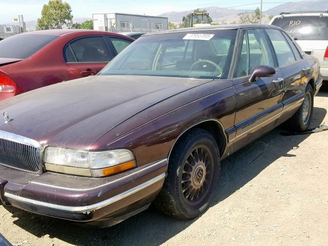 1G4CW52K8TH640420 - 1996 BUICK PARK AVENU RED photo 2