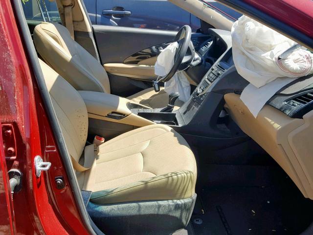 KMHFH4JGXEA412896 - 2014 HYUNDAI AZERA GLS RED photo 5