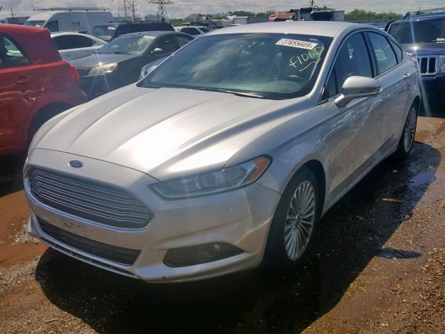 3FA6P0K94GR217486 - 2016 FORD FUSION TIT SILVER photo 2