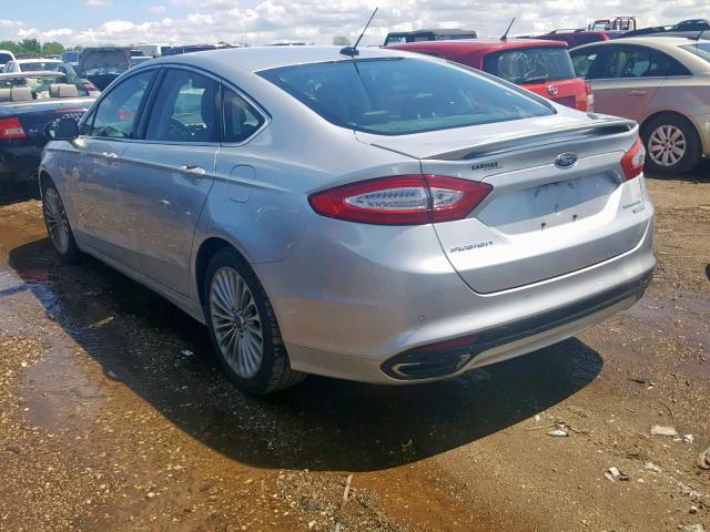 3FA6P0K94GR217486 - 2016 FORD FUSION TIT SILVER photo 3