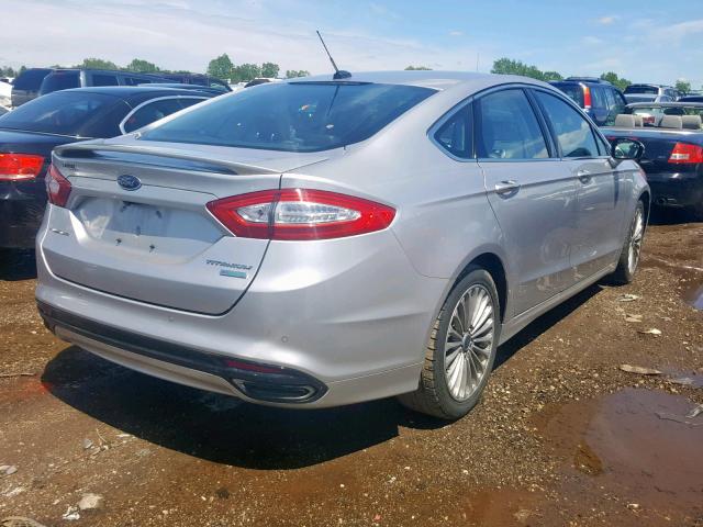 3FA6P0K94GR217486 - 2016 FORD FUSION TIT SILVER photo 4