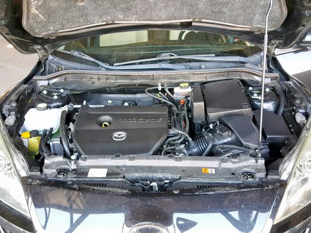 JM1BL1H61A1270946 - 2010 MAZDA 3 S BLACK photo 7