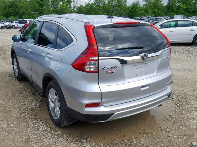 5J6RM4H76FL028939 - 2015 HONDA CR-V EXL SILVER photo 3