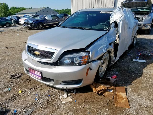 6G3NS5R37EL959785 - 2014 CHEVROLET CAPRICE PO SILVER photo 2