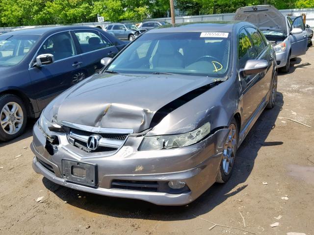 19UUA76518A023143 - 2008 ACURA TL TYPE S BROWN photo 2