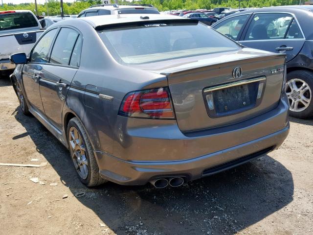19UUA76518A023143 - 2008 ACURA TL TYPE S BROWN photo 3