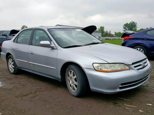 1HGCG56792A009448 - 2002 HONDA ACCORD SE SILVER photo 1