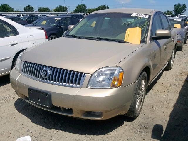 1MEHM421X7G608712 - 2007 MERCURY MONTEGO PR თაფლისფერი ფოტო 2