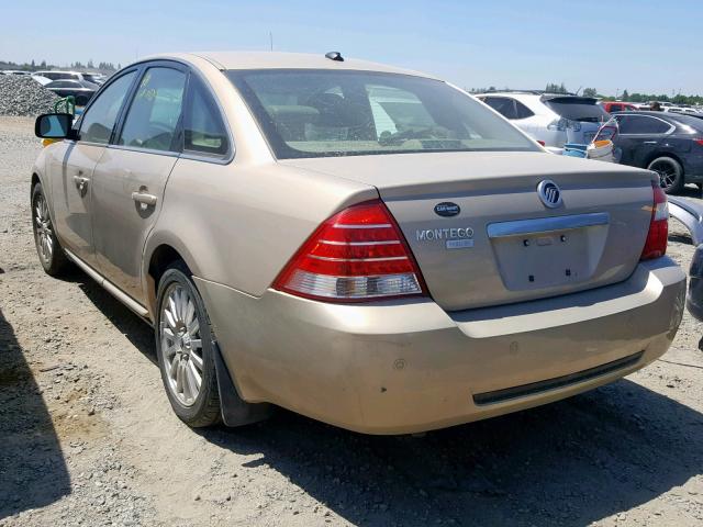 1MEHM421X7G608712 - 2007 MERCURY MONTEGO PR თაფლისფერი ფოტო 3