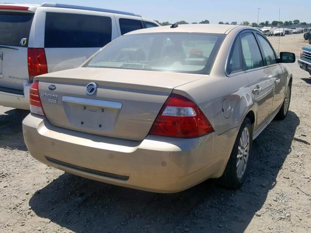 1MEHM421X7G608712 - 2007 MERCURY MONTEGO PR თაფლისფერი ფოტო 4
