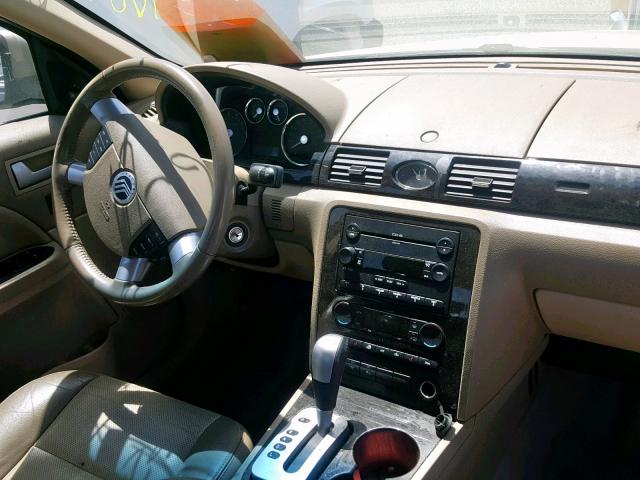 1MEHM421X7G608712 - 2007 MERCURY MONTEGO PR თაფლისფერი ფოტო 9
