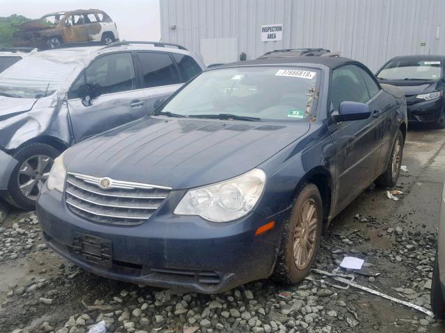 1C3LC55R08N629267 - 2008 CHRYSLER SEBRING TO BLUE photo 2