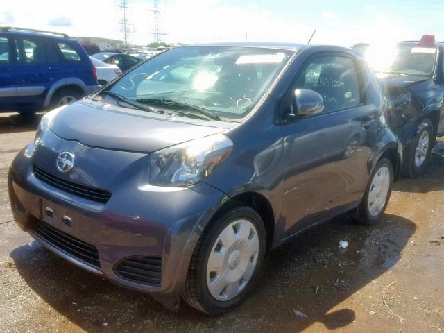 JTNJJXB09CJ019812 - 2012 TOYOTA SCION IQ GRAY photo 2