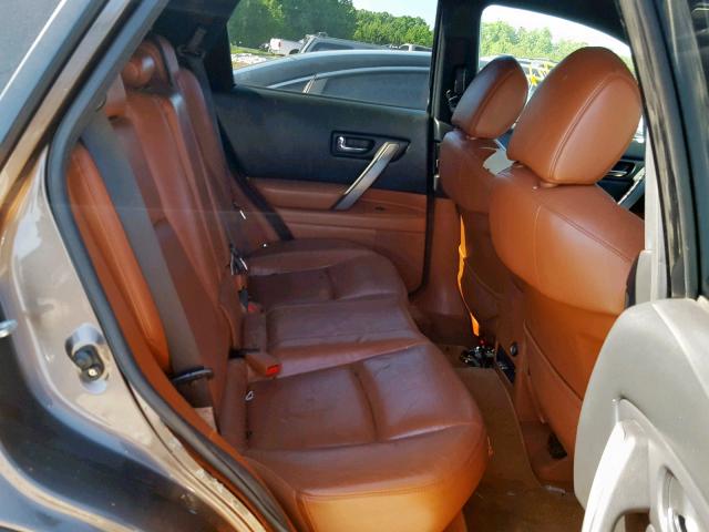 JNRBS08W86X400156 - 2006 INFINITI FX45 BROWN photo 6