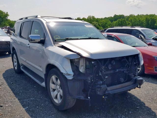 5N1AA08C88N626809 - 2008 NISSAN ARMADA SE SILVER photo 1