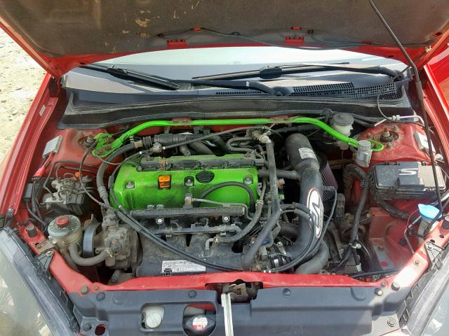 JH4DC53034S008197 - 2004 ACURA RSX TYPE-S RED photo 7