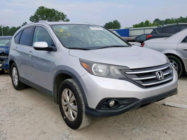 5J6RM3H72DL010672 - 2013 HONDA CR-V EXL SILVER photo 1