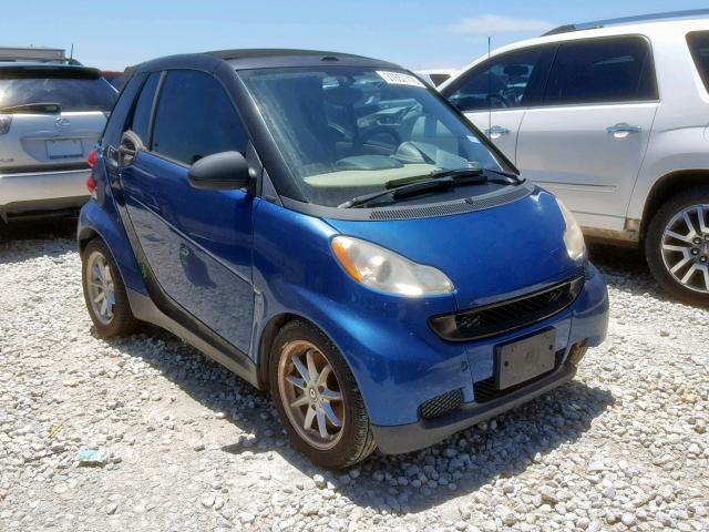 WMEEK31X28K140680 - 2008 SMART FORTWO PAS 蓝色 照片 1