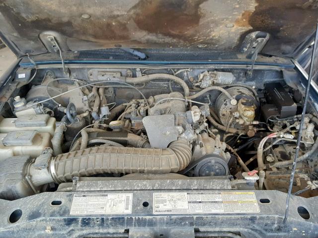 4F4YR16X5WTM16644 - 1998 MAZDA B4000 CAB GREEN photo 7