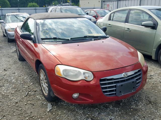 1C3EL55R86N257702 - 2006 CHRYSLER SEBRING TO RED photo 1