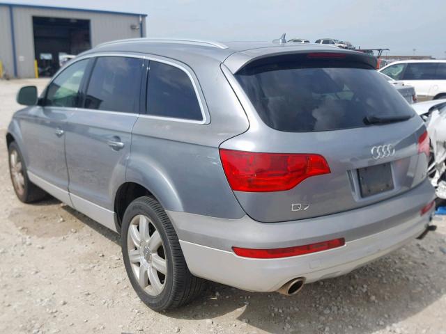 WA1AV74L37D032862 - 2007 AUDI Q7 4.2 QUA GRAY photo 3