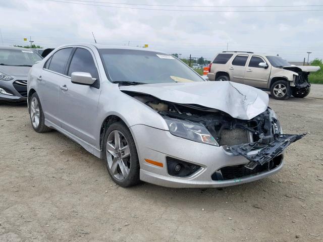 3FAHP0KC2AR348444 - 2010 FORD FUSION SPO SILVER photo 1