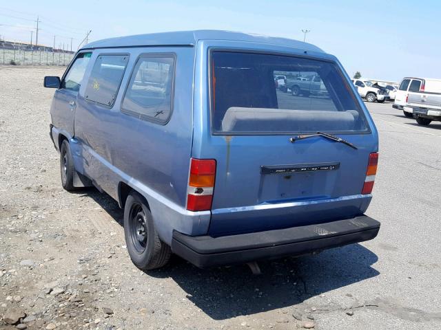 JT4YR28V0J5066623 - 1988 TOYOTA VAN WAGON BLUE photo 3