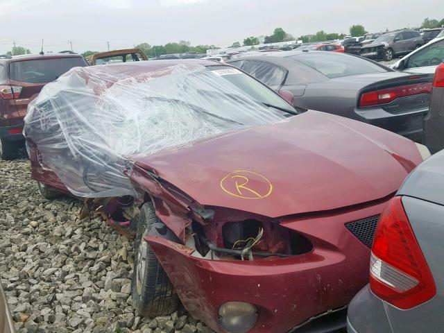 2G2WP522641338826 - 2004 PONTIAC GRAND PRIX RED photo 1