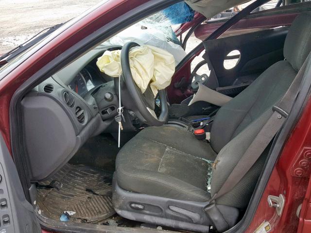 2G2WP522641338826 - 2004 PONTIAC GRAND PRIX RED photo 5