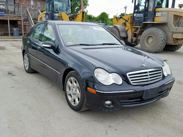 WDBRF92H66F759351 - 2006 MERCEDES-BENZ C 280 4MAT BLACK photo 1