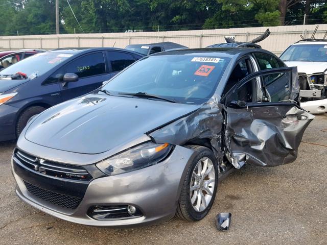 1C3CDFBA4DD286531 - 2013 DODGE DART SXT GRAY photo 2