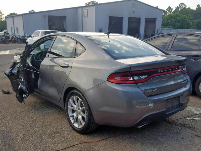 1C3CDFBA4DD286531 - 2013 DODGE DART SXT GRAY photo 3